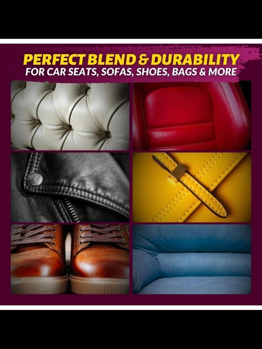 Professional Leather & Vinyl Repair Kit - Multi-Color - Picture 5 of 8